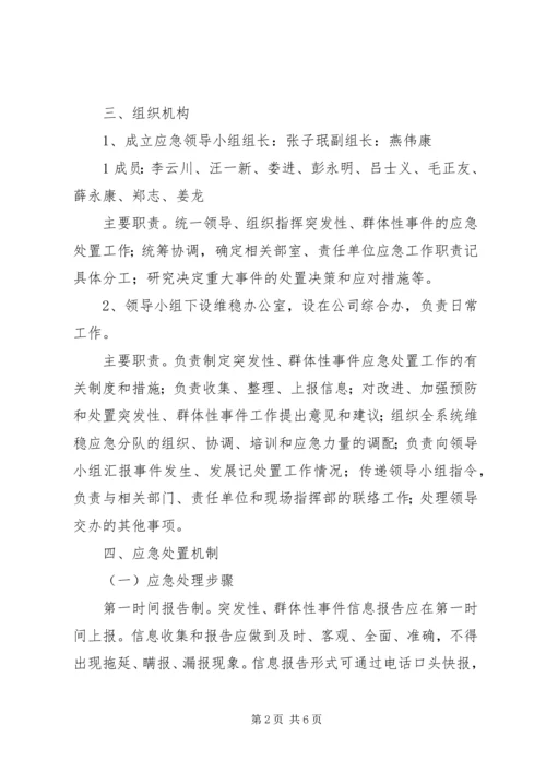 龙泉小学维稳工作应急预案 (5).docx