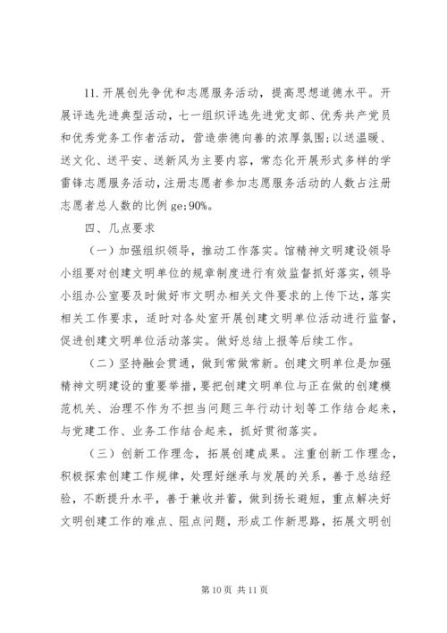 文明单位工作方案计划.docx