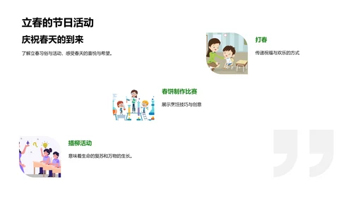 立春节气的文化解读PPT模板