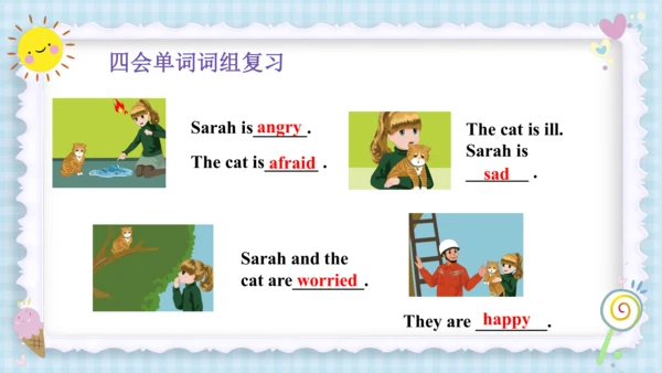 Unit 6 How do you feel？（复习课件）-2023-2024学年六年级英语上册期末