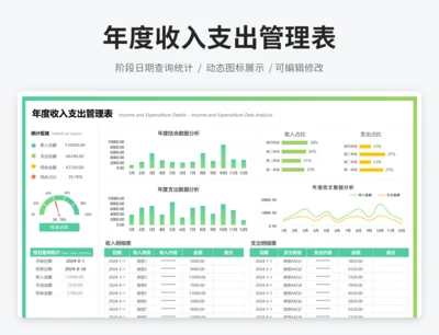 收入支出明细表-收支数据分析