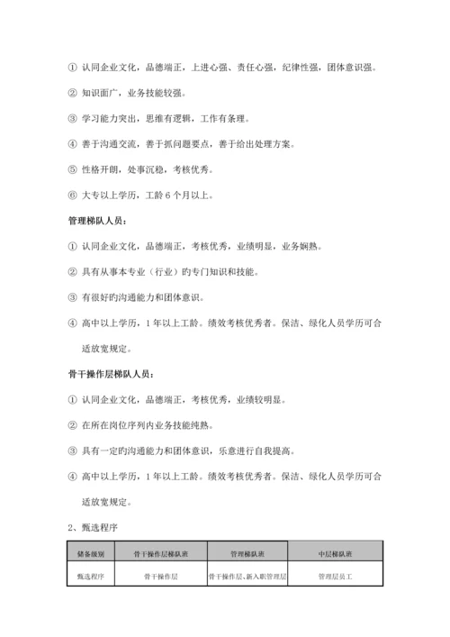 公司的人才梯队建设储备方案.docx