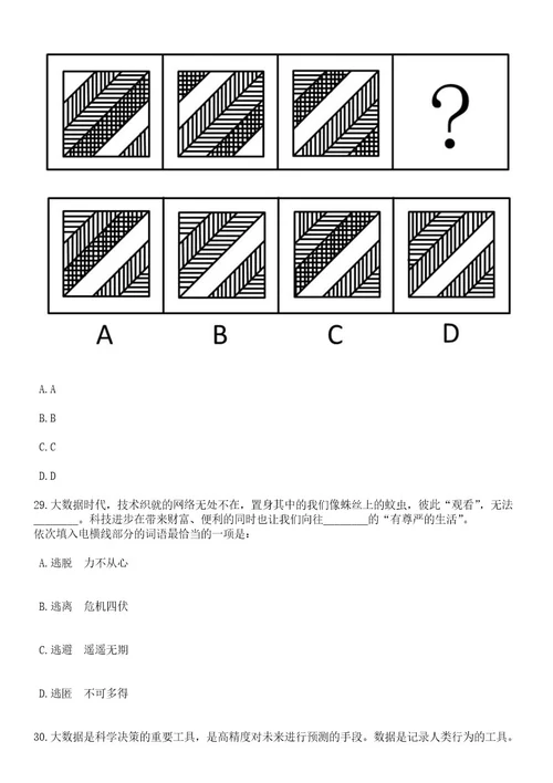 河南2023年06月河南鹤壁市聘任制公务员招聘2024年国家公务员考试考试大纲历年真题笔试历年高频考点试题附带答案解析卷1