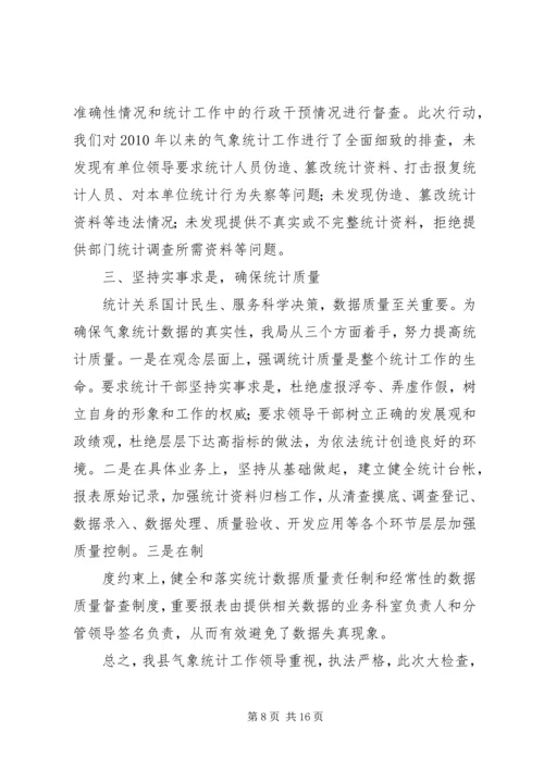 县统计执法检查自查报告 (2).docx