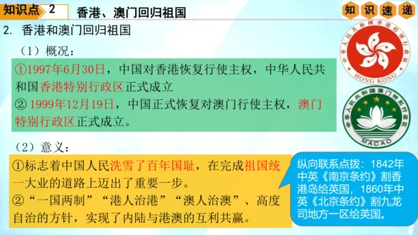 第四单元 民族团结与祖国统一（单元复习课件）