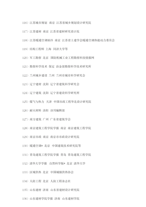 建筑类杂志大全.docx