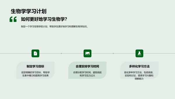 生物学基础知识PPT模板