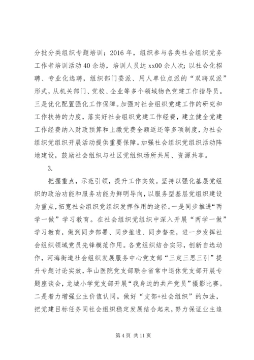 社会组织党组织参与城市社区党建工作研究.docx