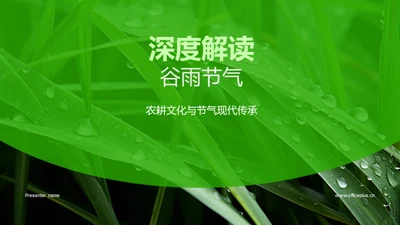 深度解读谷雨节气