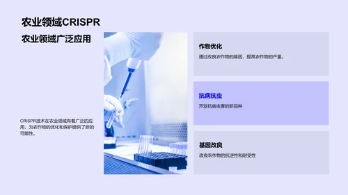 CRISPR技术商业应用PPT模板