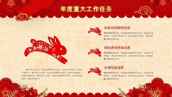 年会2023颁奖庆典开门红春节晚会PPT