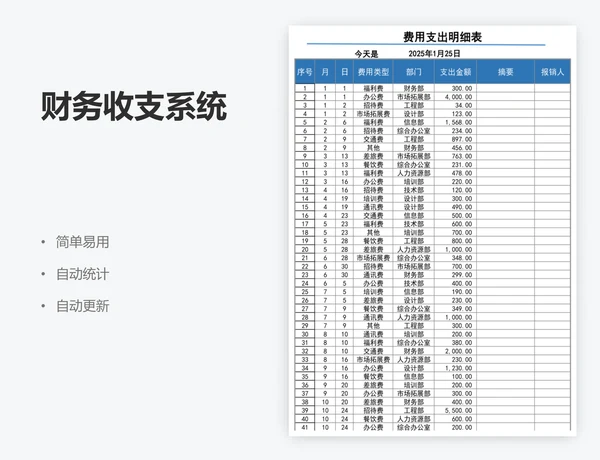 财务收支系统