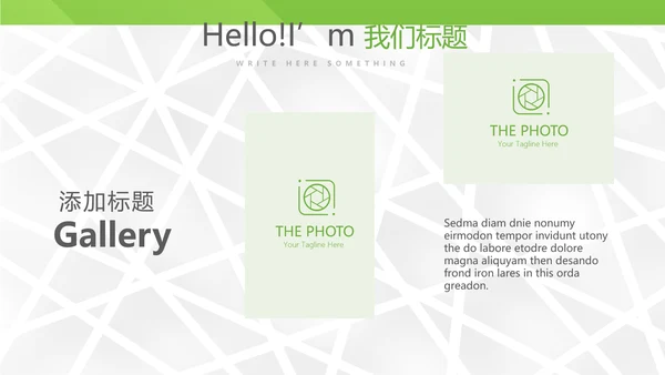 绿色大气公司产品介绍宣传通用PPT动态模板