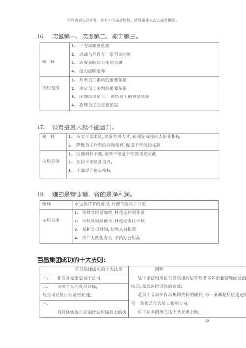 百昌集团企业文化建设方案自动保存的模板.docx
