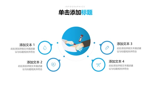 欧美风医疗医生汇报医院宣传通用PPT模板