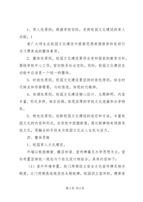 胡集X中校园文化建设实施方案 (3).docx