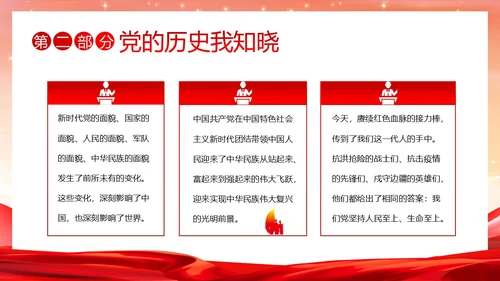 七一建党节建党102周年我心向党主题班会PPT课件