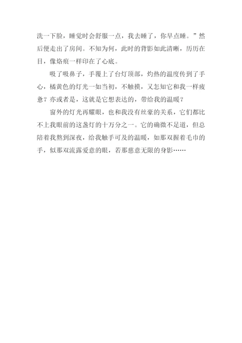 我和我的灯作文600字.docx