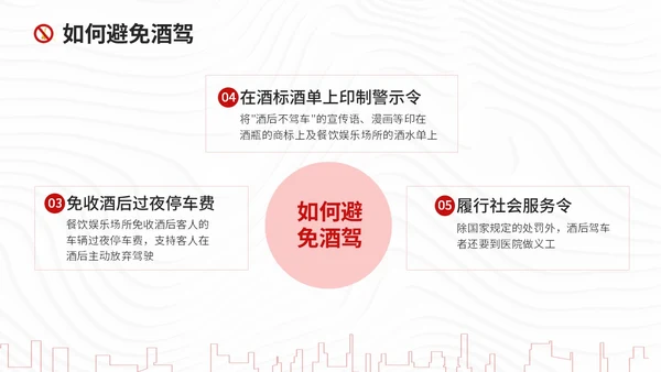 红色简约风珍爱生命远离酒驾拒绝酒驾宣传教育培训ppt
