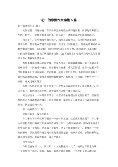 初一的寒假作文锦集6篇.docx