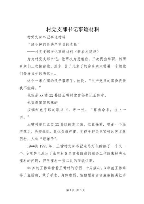 村党支部书记事迹材料_2.docx