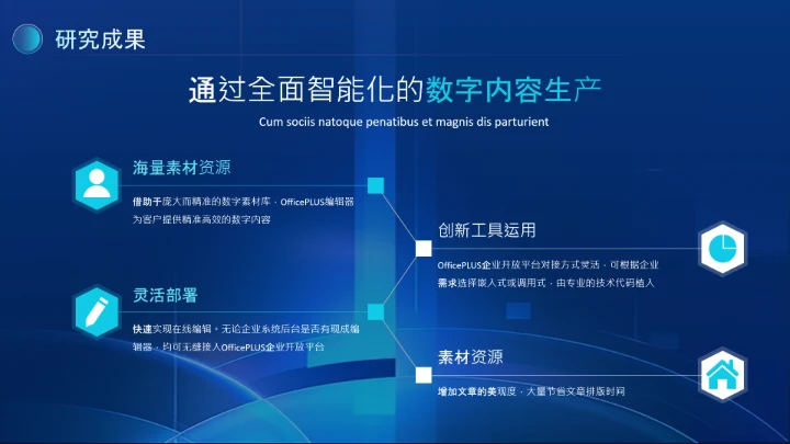 蓝色科技风论文答辩类PPT