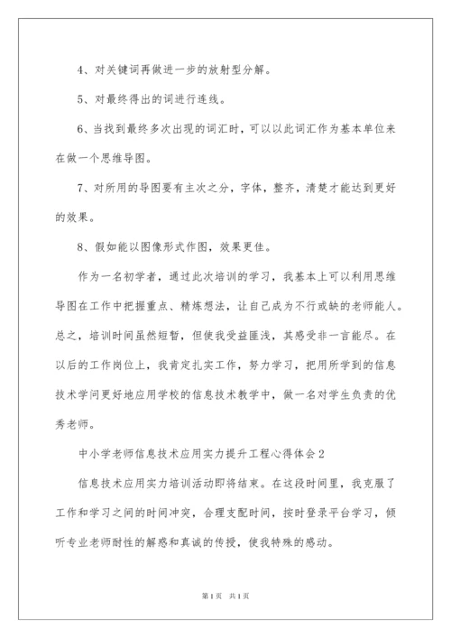 2022中小学教师信息技术应用能力提升工程心得体会.docx