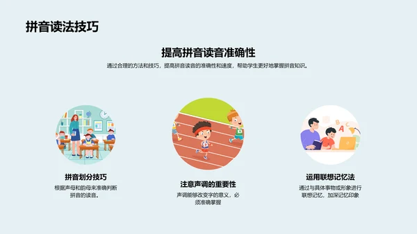 拼音知识掌握PPT模板