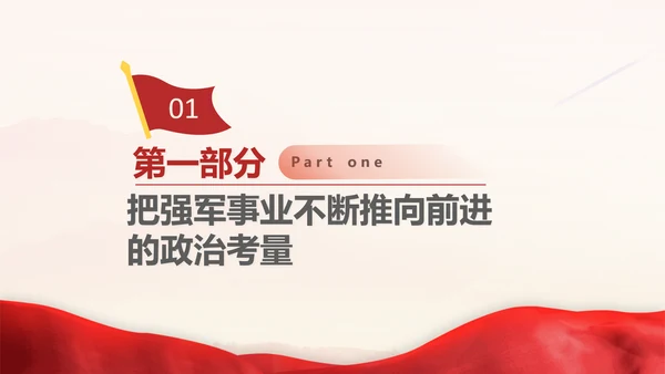 党的二十届三中全会新时代政治建军方略专题党课PPT