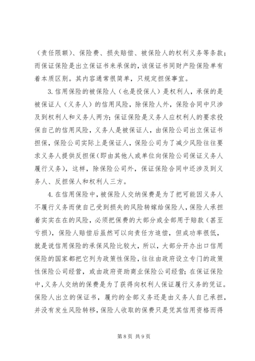 信用与保证保险在信用管理中的作用.docx