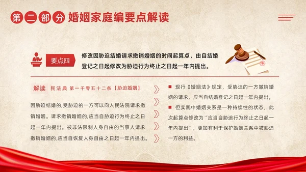 民法典婚姻篇学习民法典法律知识PPT课件