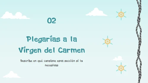 卡门圣母节介绍通用PPT模板