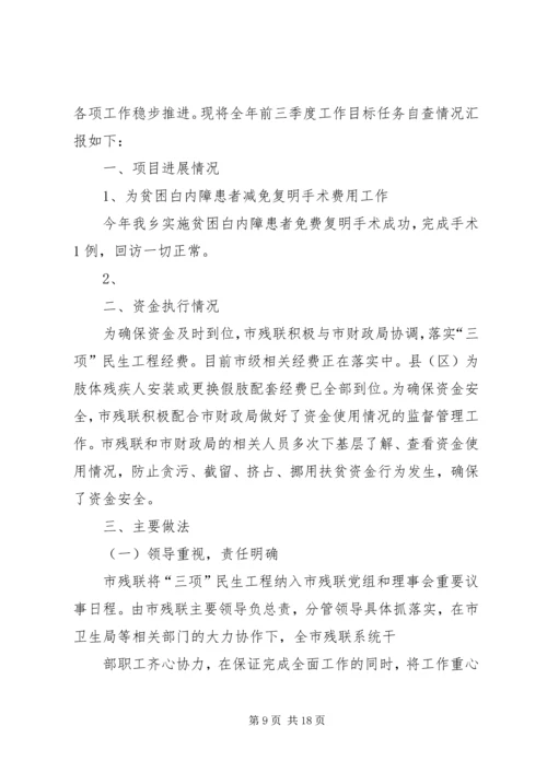 乡镇民生政策落实情况自查报告.docx