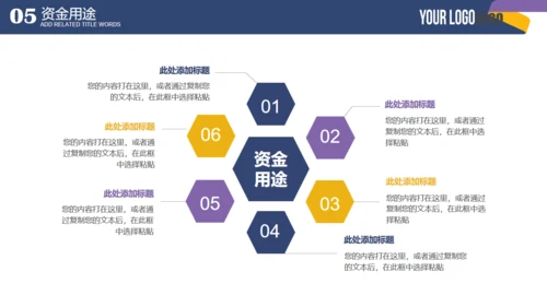 蓝色简约商业融资计划书通用PPT模板