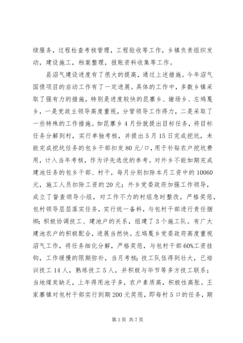 副县长在农村沼气建设专题会致辞.docx