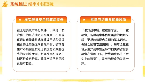 大学生形势与政策保障粮食安全的中国策ppt课件党建
