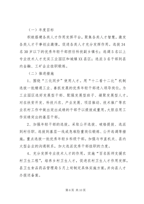 人才工作推进计划.docx