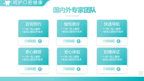 蓝色大气简约口腔医学介绍工作总结动态PPT
