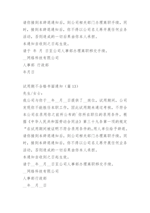 试用期不合格书面通知.docx