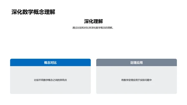 生活数学实用教程PPT模板