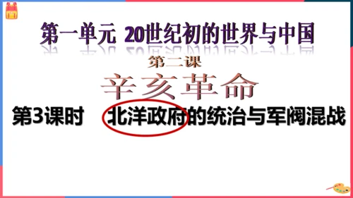 第二课第三节北洋政府的统治与军阀混战（课件）