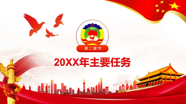 全国两会之政协工作报告学习解读PPT模板