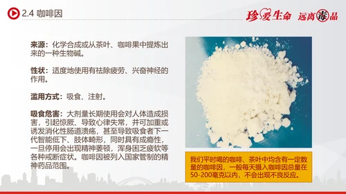 世界禁毒日宣传禁毒知识教学PPT模板