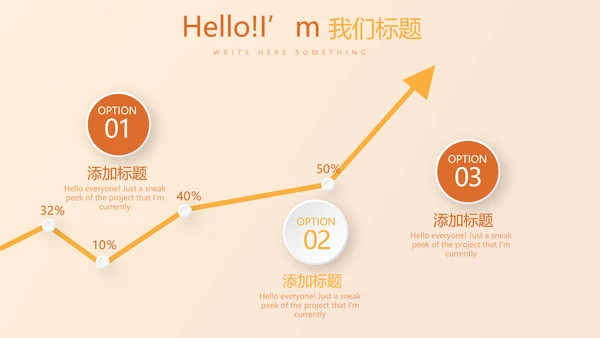 橙色试试瑜伽健身宣传动态PPT