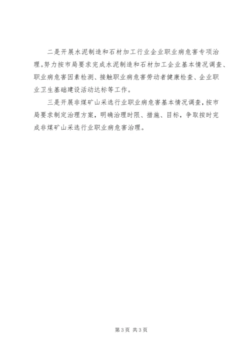 职业安全健康监管工作计划.docx