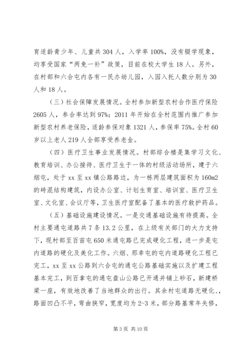 成武支公司帮扶贫困村脱贫进度报告 (2).docx