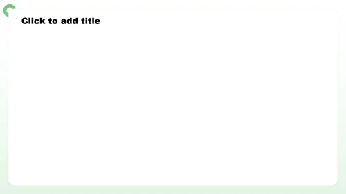 绿色简约风假期作业汇报PPT主题模板