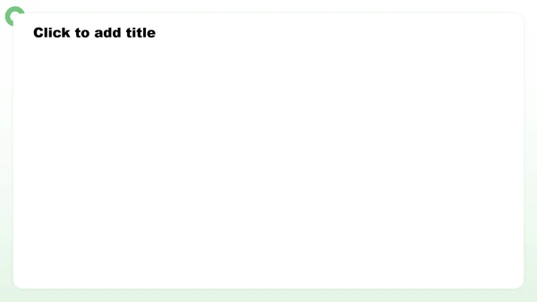 绿色简约风假期作业汇报PPT主题模板