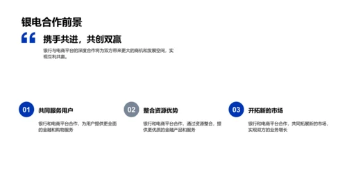 电商金融融合策略PPT模板