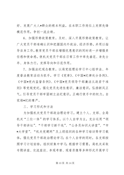 机关单位党员个人学习计划范文.docx
